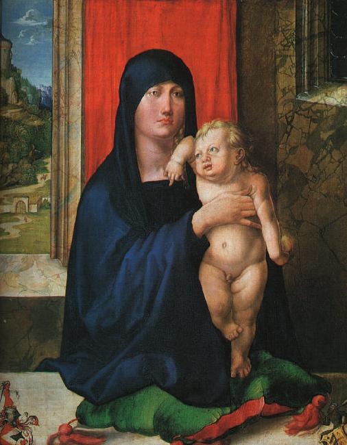 Albrecht Durer Madonna and Child_y China oil painting art
